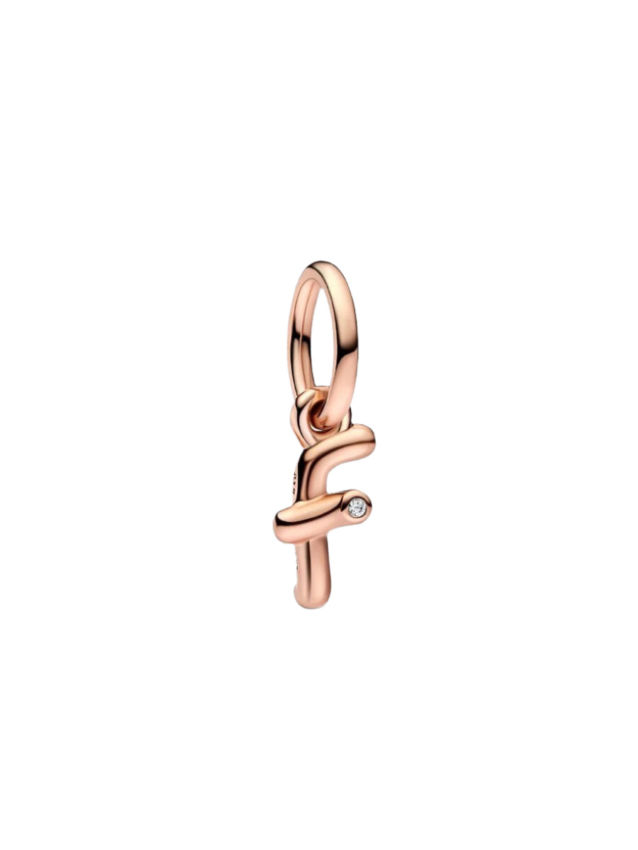 Letter A-Z Script Alphabet Dangle Charm