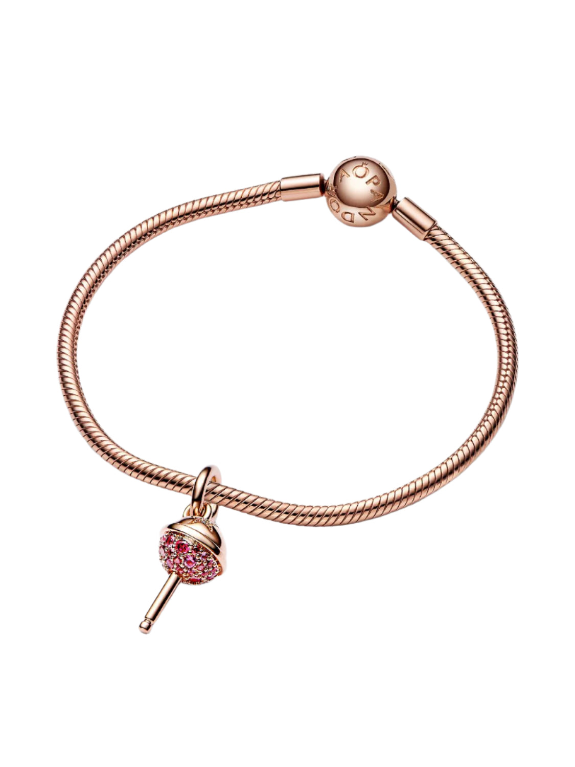 Sparkling Candy Lollipop Dangle Charm
