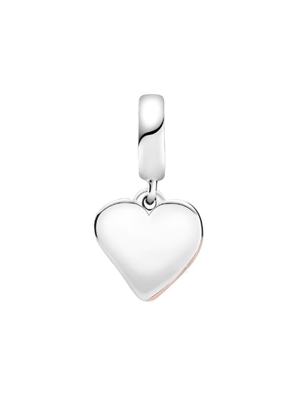 Sparkling Freehand Heart Dangle Charm