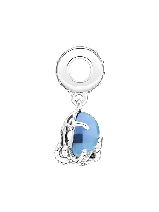 Octopus Murano Glass Dangle Charm