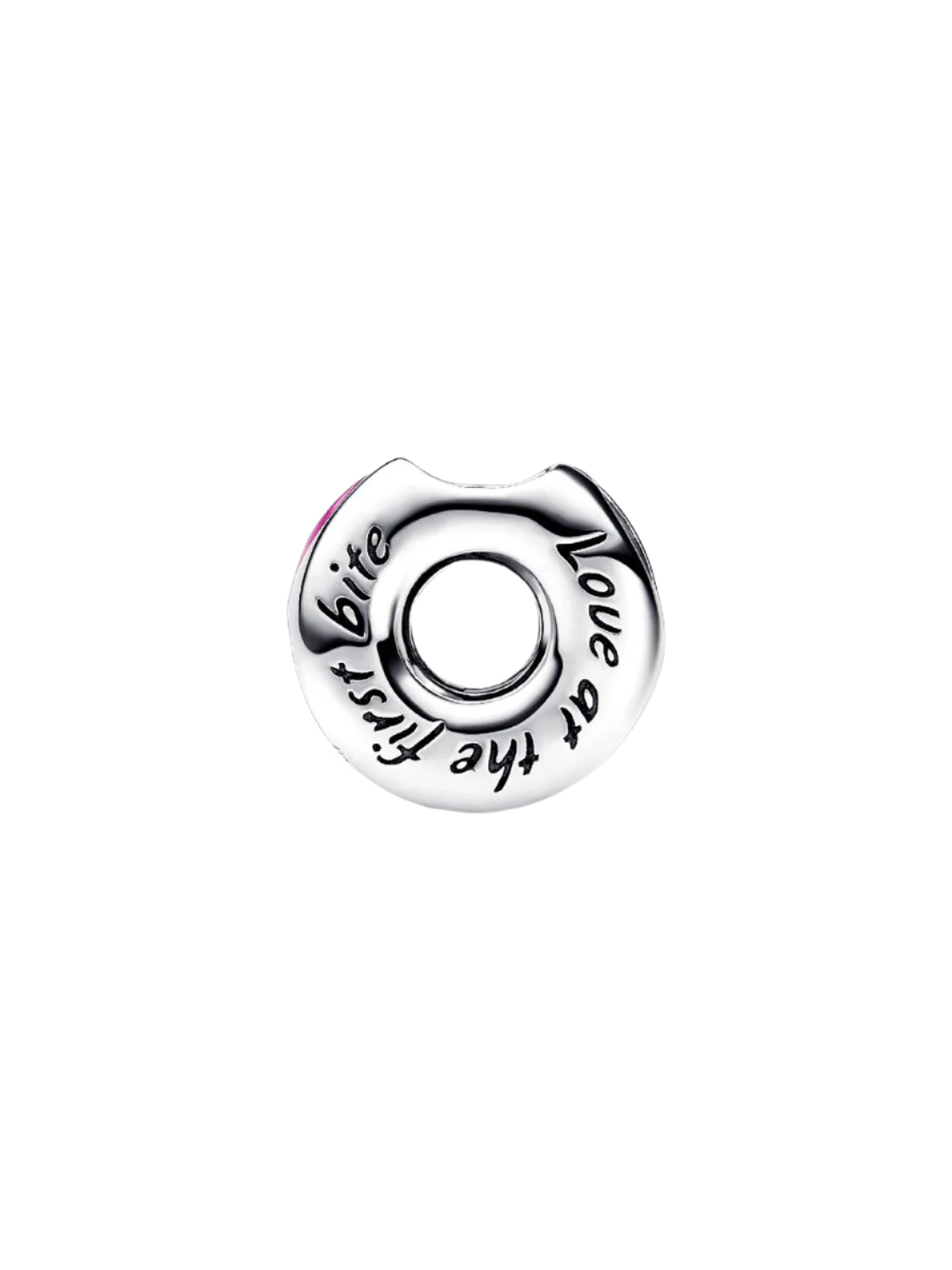 Sparkling Sprinkled Donut Charm