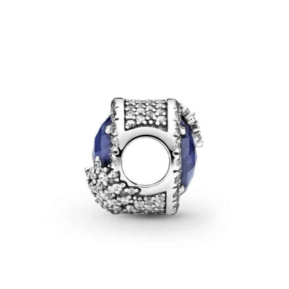 Blue Dazzling Snowflake Charm