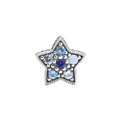 Bright Blue Star Charm