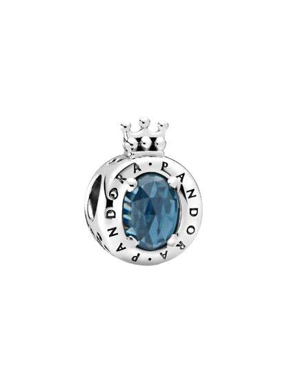 Blue Sparkling Crown O Charm