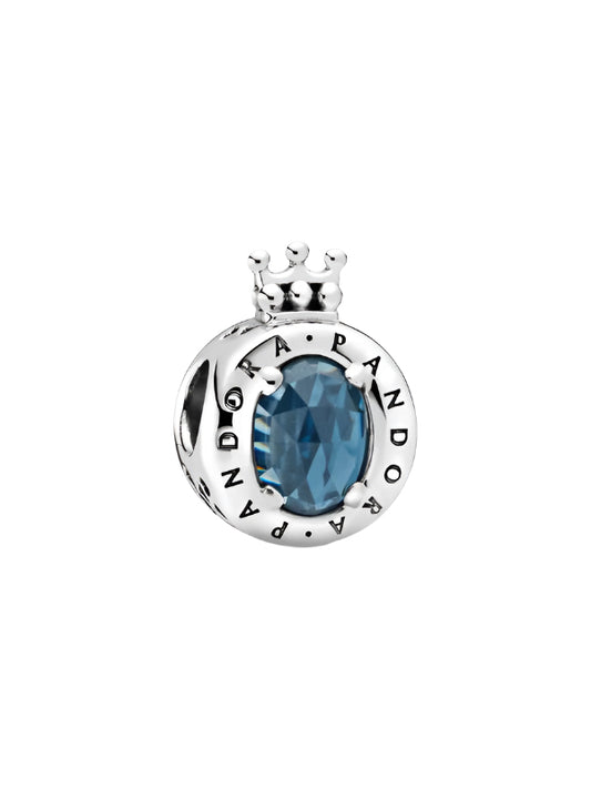Blue Sparkling Crown O Charm
