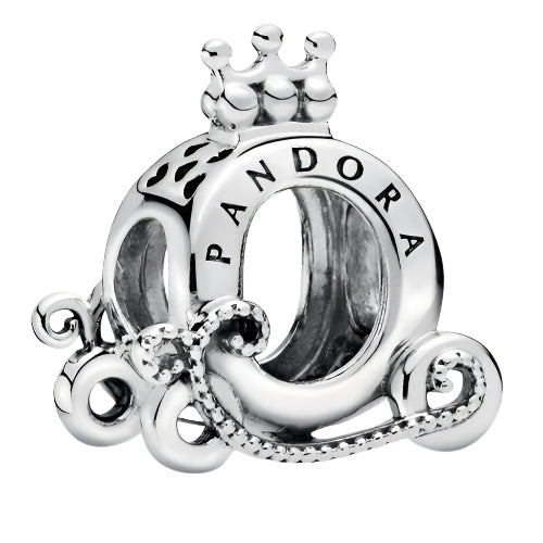 Polished Crown Carriage Charm