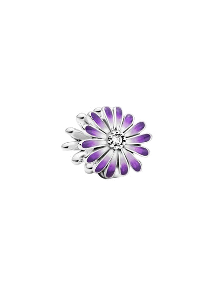 Purple Daisy Charm