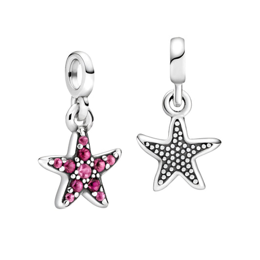 Pink Starfish Dangle Charm ME