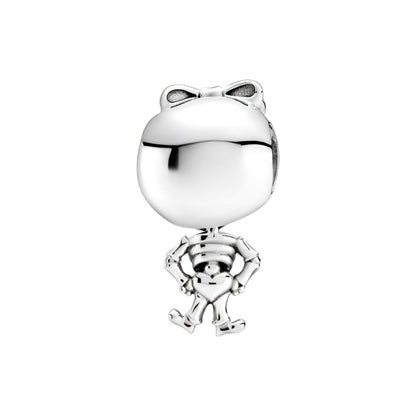 Skeleton Girl Charm