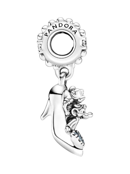 Disney Cinderella Glass Slipper & Mice Dangle Charm