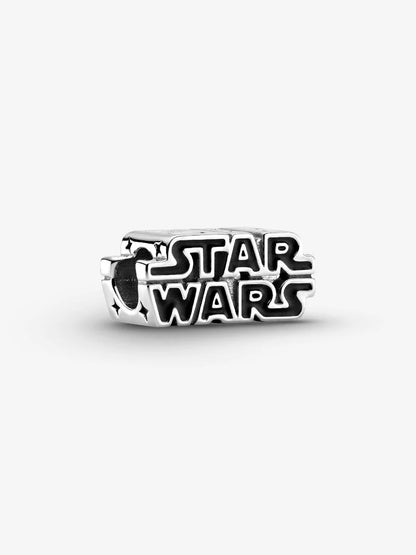Star Wars Silver 3D Logo Charm