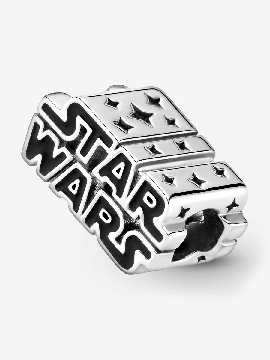 Star Wars Silver 3D Logo Charm