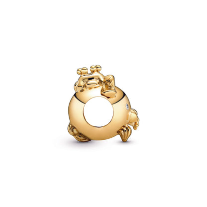 14K Plated CZ Chinese Zodiac Goat Charm