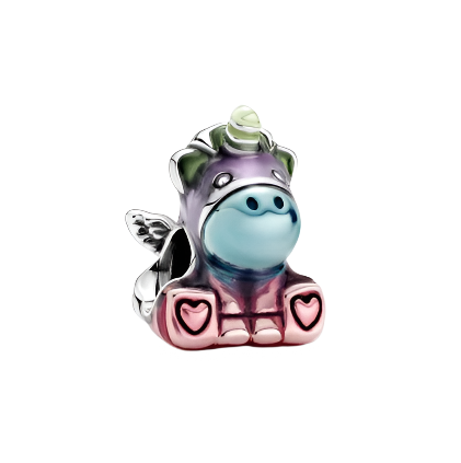 Colourful Rainbow Bruno the Unicorn Charm