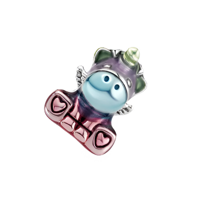 Colourful Rainbow Bruno the Unicorn Charm