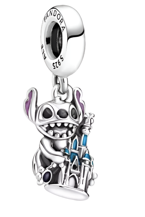 Pandora X Disney Stitch and Castle Charm