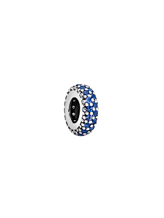 Blue Sparkle Spacer Charm