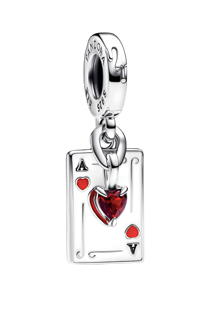Pandora x  Disney Villains Queen of Hearts Double Dangle Charm