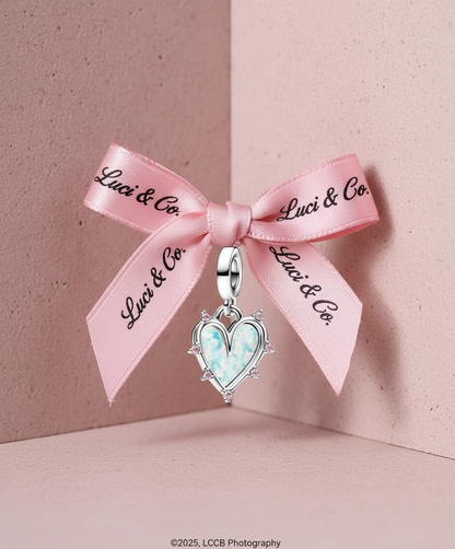 Friendship Opalescent Double Dangle Charm