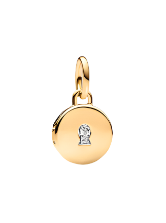 Openable & Engravable Love Locket Dangle Charm