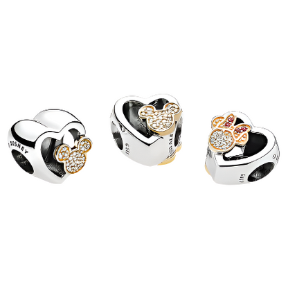 Pandora Disney Mickey and Minnie Love Icons14k Gold