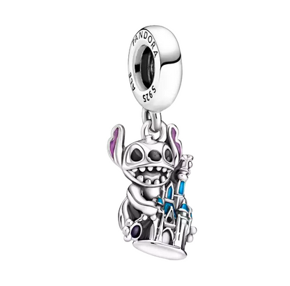 Disney Stitch and FantasyCastle Charm