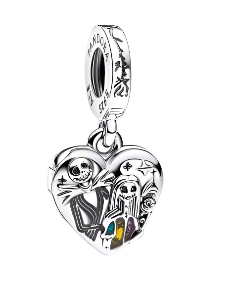 Pandora X Disney Parks Jack and Sally Charm