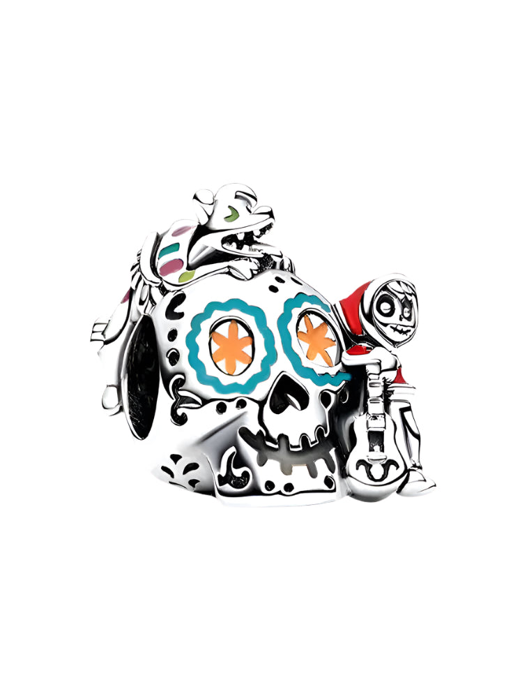 Coco Miguel & Dante Skull Glow-in-the-dark Charm