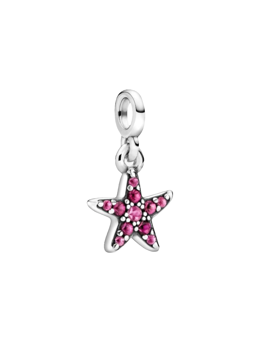 Pink Starfish Dangle Charm ME