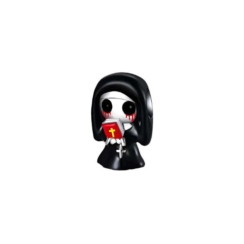 Cute Horror Nun Charm