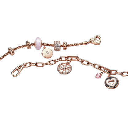 ME Pink Chakra Heart Mini Dangle Charm