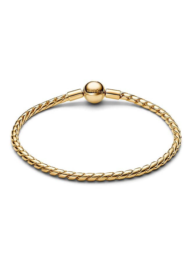 Round Clasp Wing Chain Bracelet