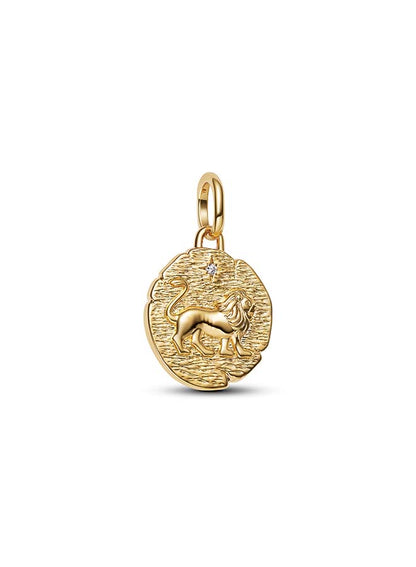 Lion Medallion Charm