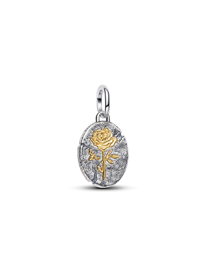 Rose Medallion Charm