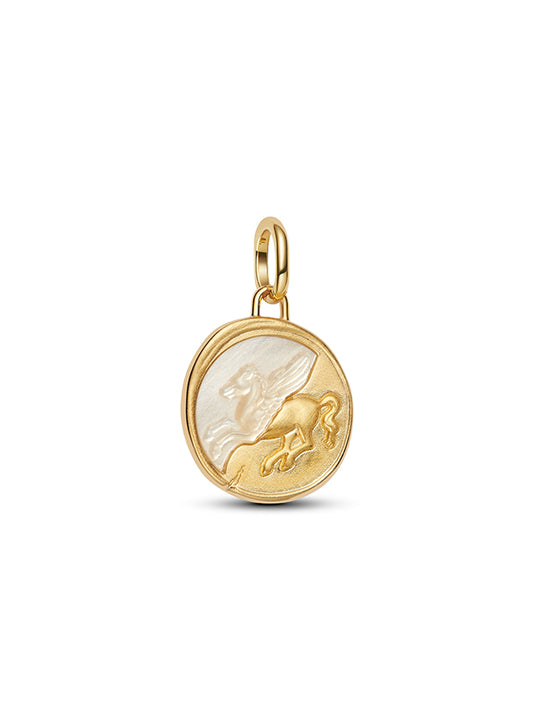 Pegasus Medallion Charm