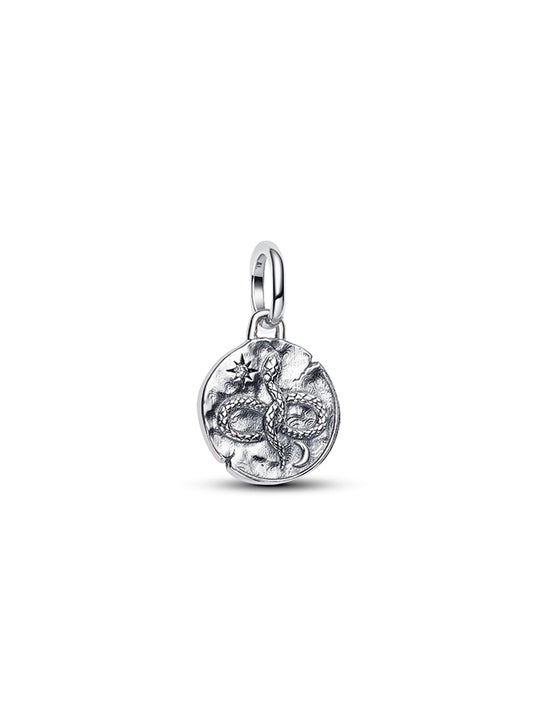 Infinity Snake Medallion Charm