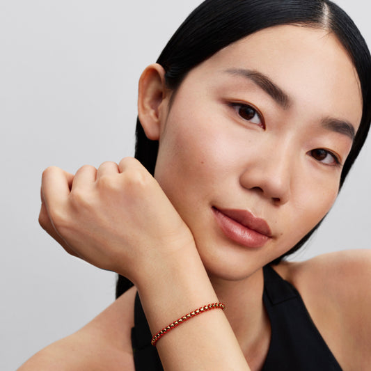 Red Cord Snake Chain Bracelet