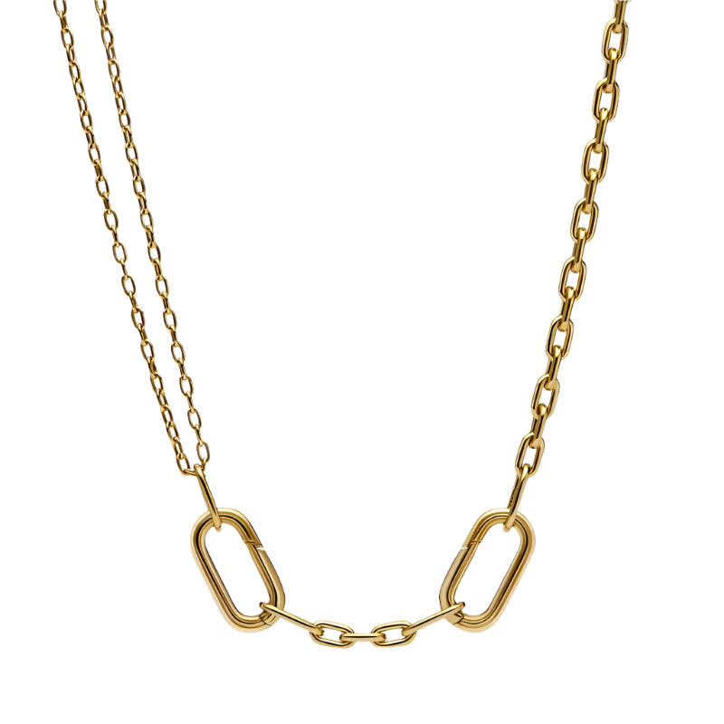Double Link Chain Necklace