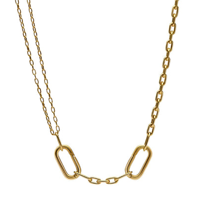 Double Link Chain Necklace