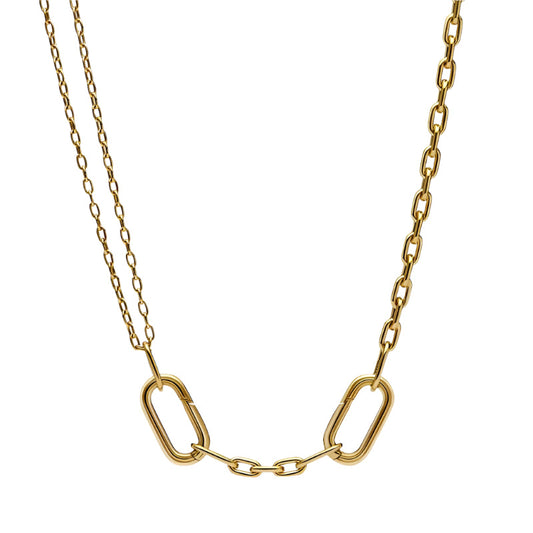 Double Link Chain Necklace