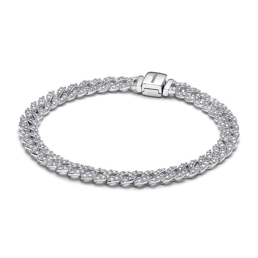 Pavè Cuban Chain Bracelet