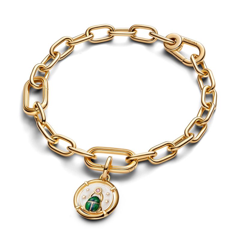 Scarab Beetle Medallion Charm