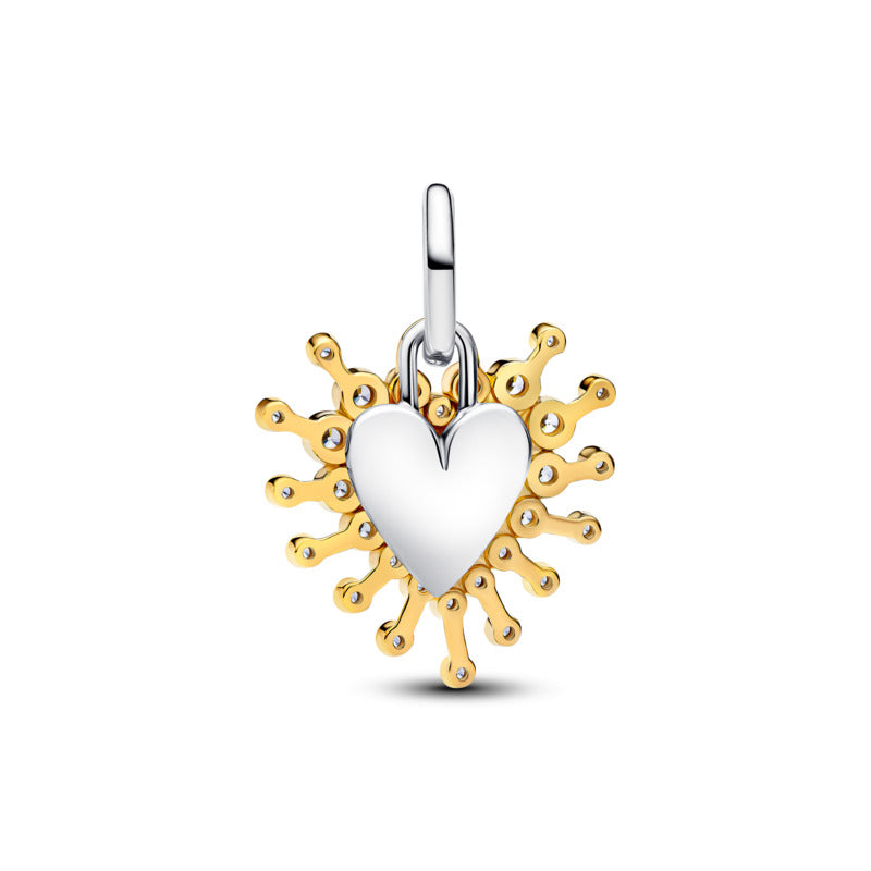 Radiant Heart Double Dangle Charm