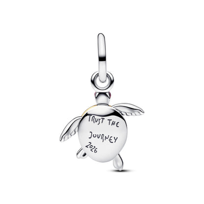 2026 Pink Sea Turtle Dangle Charm