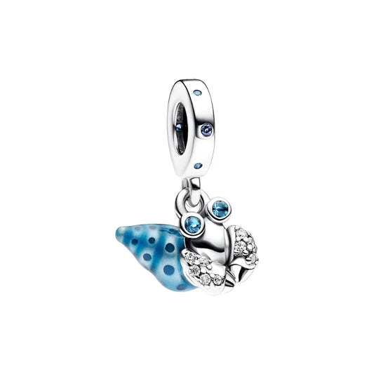 Glow-in-the-dark Hermit Crab Dangle Charm