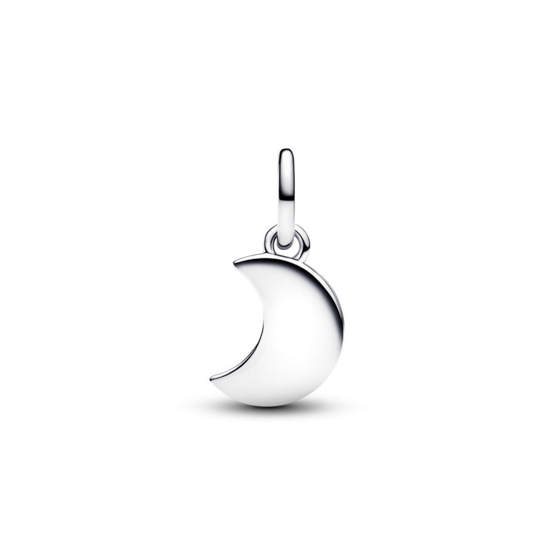 Crescent Moon Double Dangle Charm
