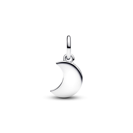 Crescent Moon Double Dangle Charm