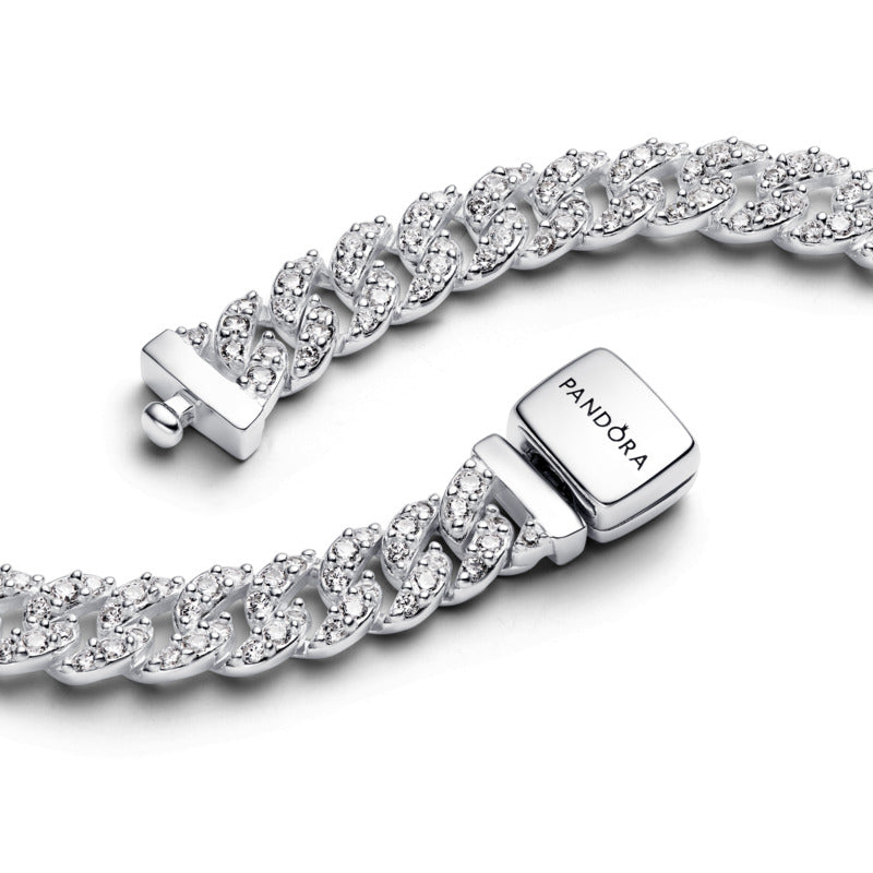 Pavé Cuban Chain Necklace