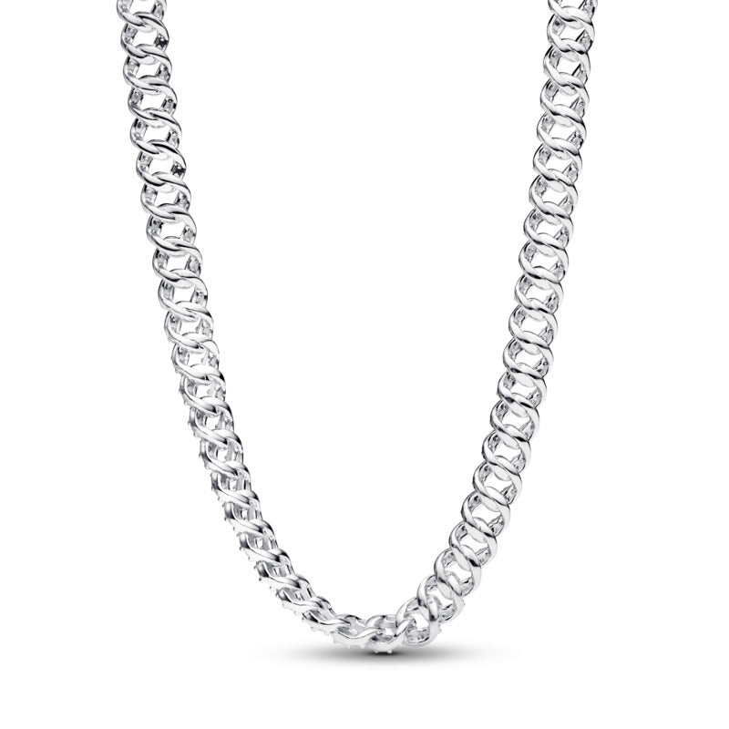 Pavé Cuban Chain Necklace
