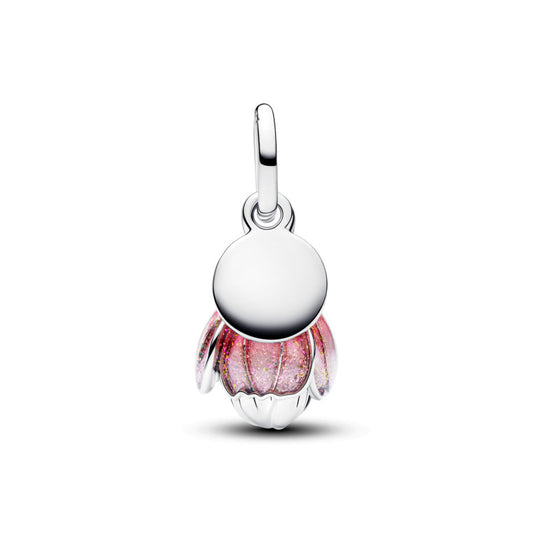 Two-Tone Blooming Flower Dangle Charm